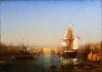 Navire Américain dans le port de Marseille